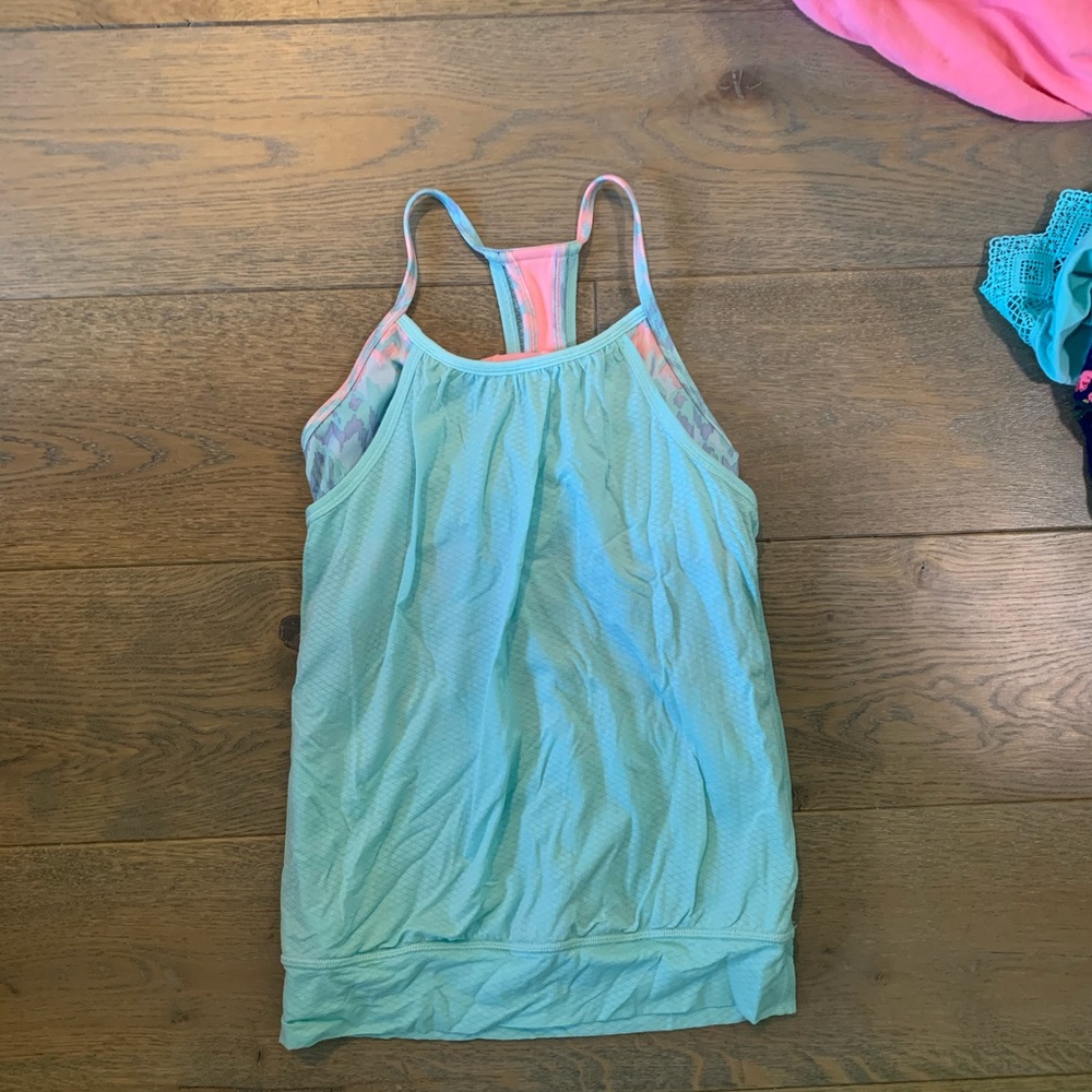 Ivivva tank top with built in sports bra